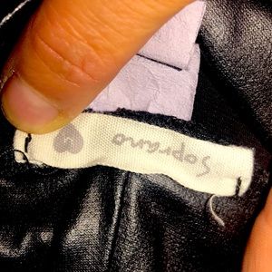 Leather leggings size medium